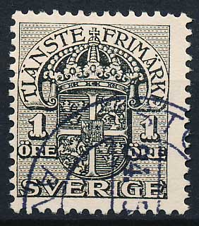 Sverige Tjenestemærker AFA 17 Stemplet