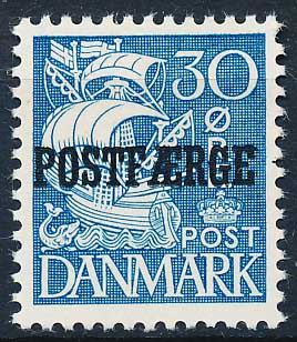 Danmark  Postfærge AFA 17 Postfrisk