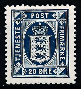 Danmark Tjenestemærke AFA 17 Postfrisk