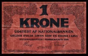 Danmark 1 Kroners 1914 Kvalitet 1 4786522