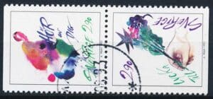 Sverige AFA 1714+1716 Stemplet
