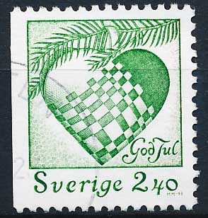Sverige AFA 1729Cv Stemplet