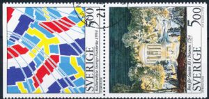 Sverige AFA 1742+1745 Stemplet