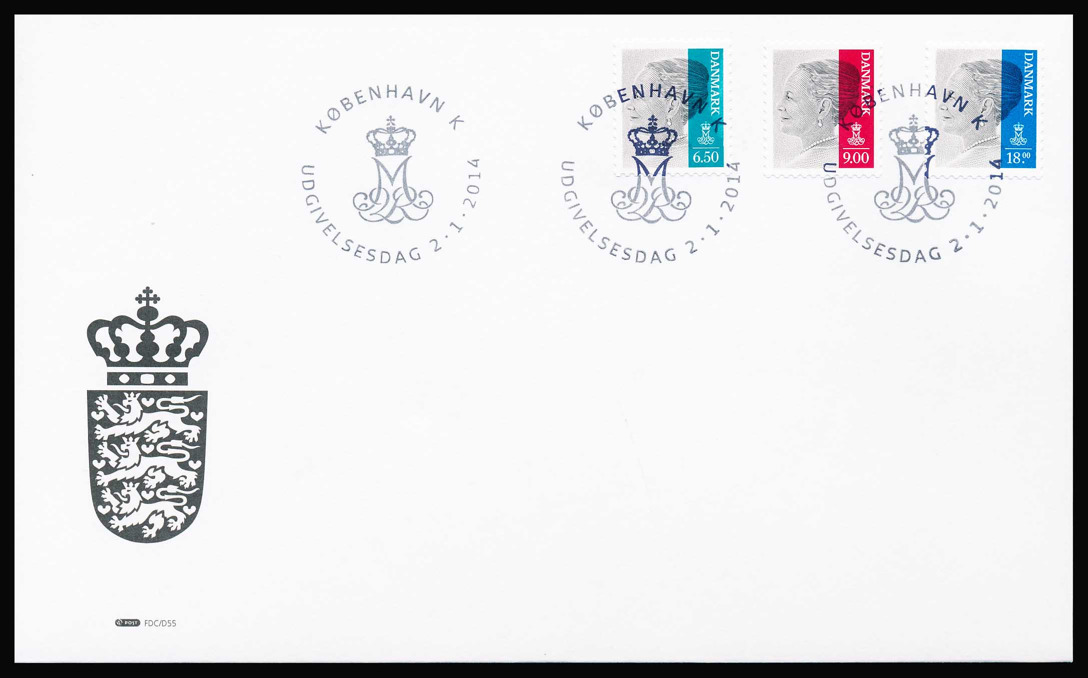 Danmark FDC AFA 1762-1763 & 1607E