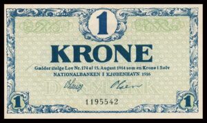 Danmark 1 Kroners 1916 Kvalitet 0-01 1195542