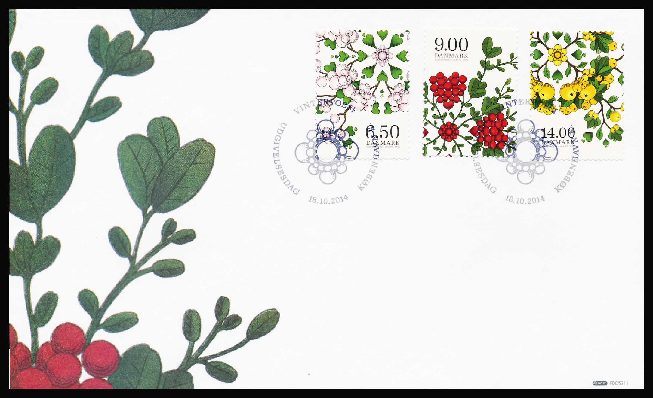 Danmark FDC AFA 1796-1798