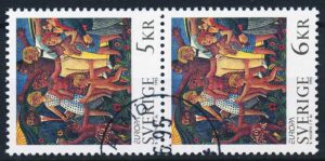 Sverige AFA 1805+1807 Stemplet
