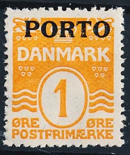 Danmark Portomærke AFA 01 Postfrisk