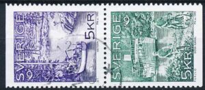 Sverige AFA 1816Co+1815Cn Stemplet
