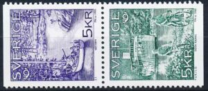 Sverige AFA 1816Co+1815Cn Postfrisk