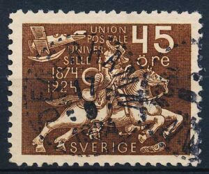 Sverige AFA 182 Stemplet