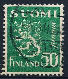 Finland AFA 182 Stemplet