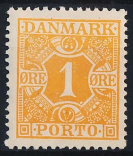 Danmark Portomærke AFA 09 Postfrisk