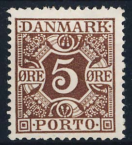 Danmark Portomærke AFA 11 Postfrisk