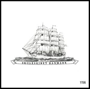 Danmark Akvarel af Afa 1828