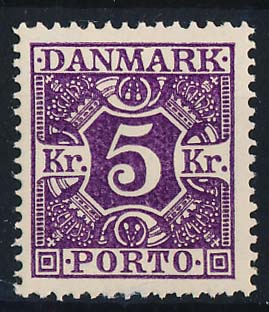 Danmark Portomærke AFA 16 Postfrisk