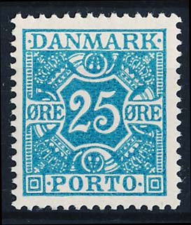 Danmark Portomærke AFA 24 Postfrisk