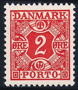 Danmark Portomærke AFA 26 Postfrisk