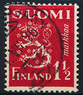 Finland AFA 184 Stemplet