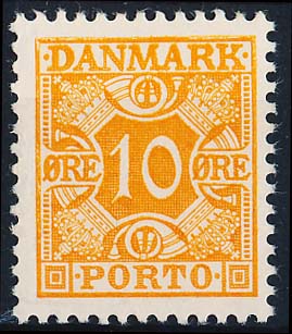 Danmark Portomærke AFA 28 Postfrisk