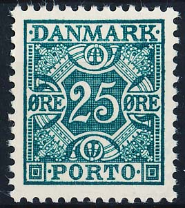Danmark Portomærke AFA 30 Postfrisk