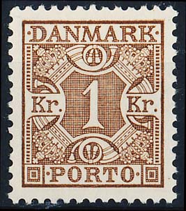 Danmark Portomærke AFA 31 Postfrisk