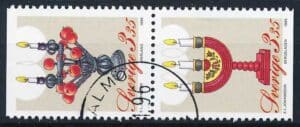 Sverige AFA 1845+1847 Stemplet