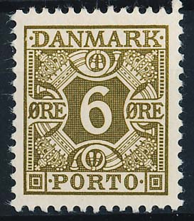 Danmark Portomærke AFA 33 Postfrisk
