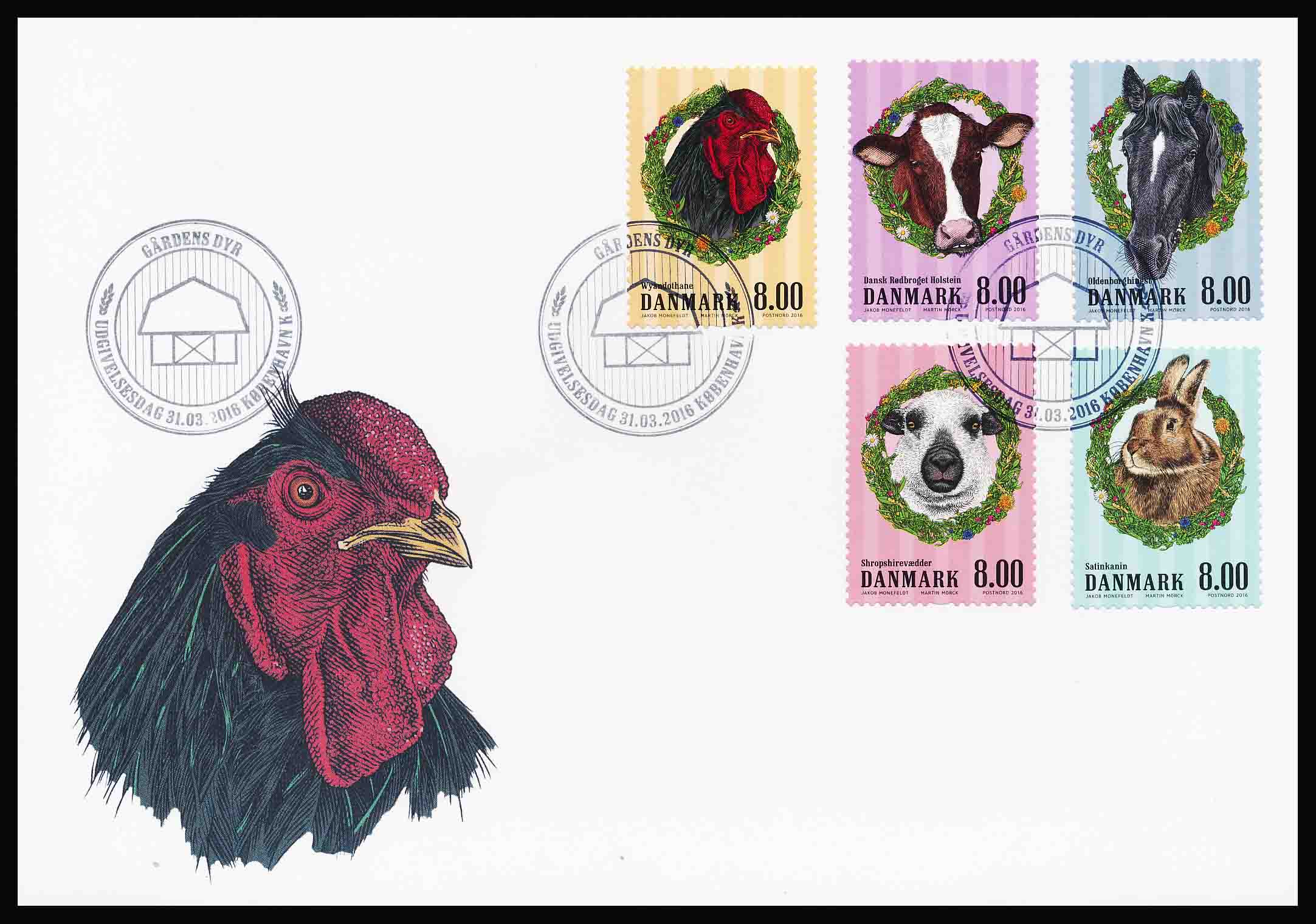 Danmark FDC AFA 1847-1851