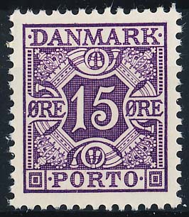 Danmark Portomærke AFA 36 Postfrisk