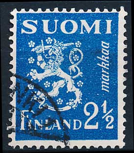 Finland AFA 186 Stemplet