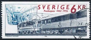 Sverige AFA 1860 Stemplet