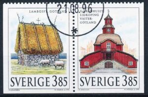 Sverige AFA 1869+1870 Stemplet