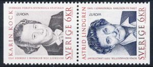 Sverige AFA 1871Co+1872Cn Postfrisk