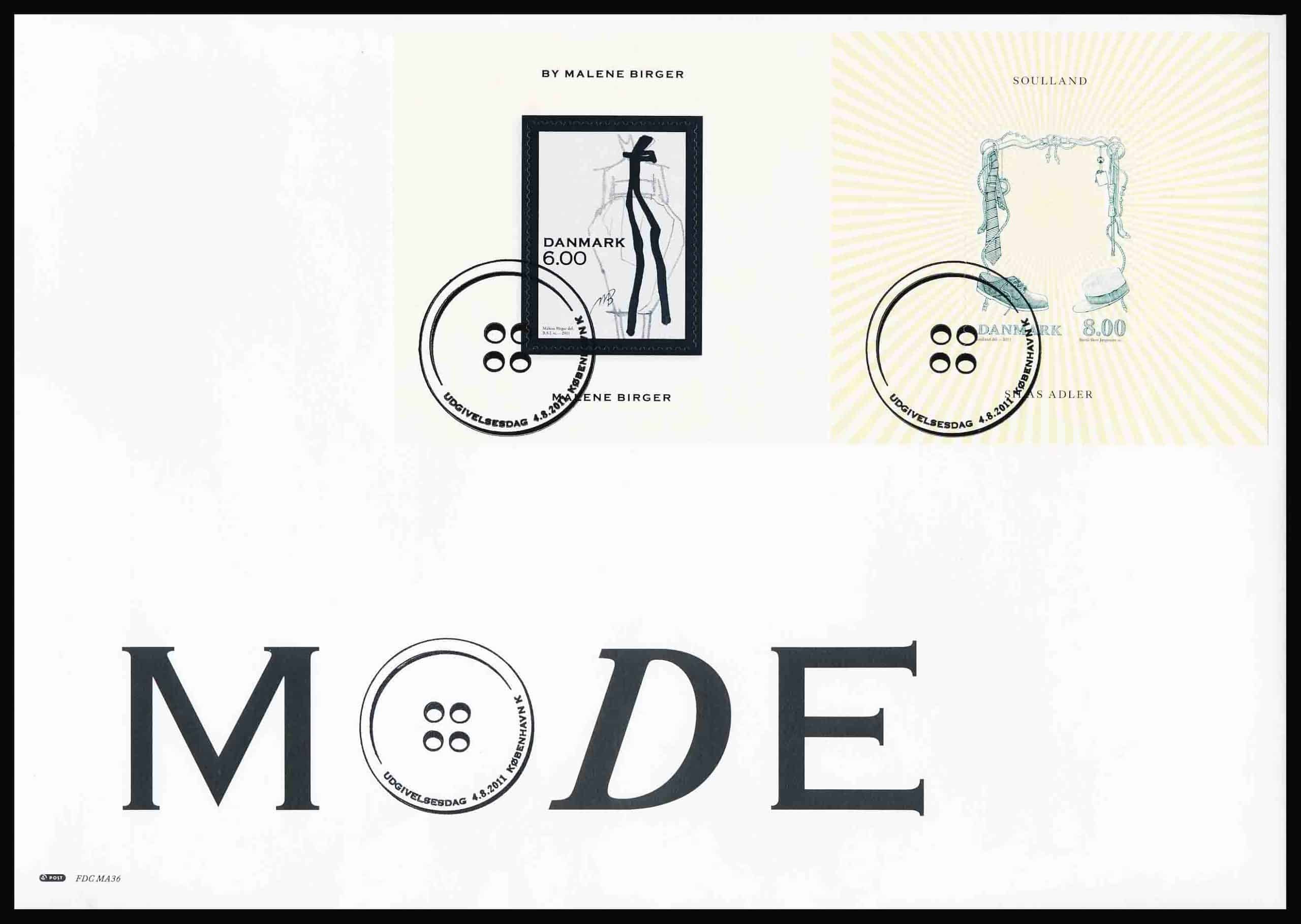 Danmark FDC AFA 1673