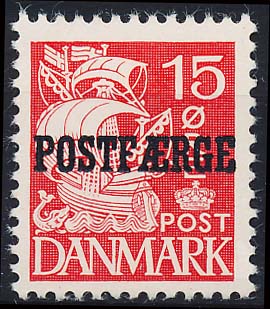 Danmark  Postfærge AFA 16 Postfrisk