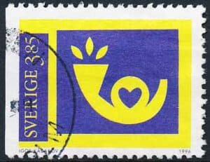Sverige AFA 1884 Stemplet