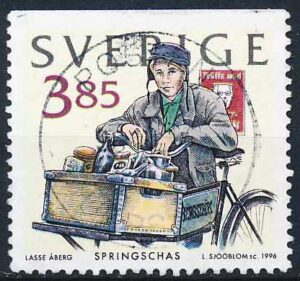 Sverige AFA 1893 Stemplet