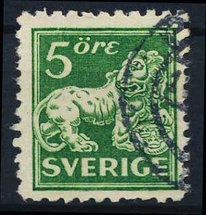 Sverige AFA 189B Stemplet