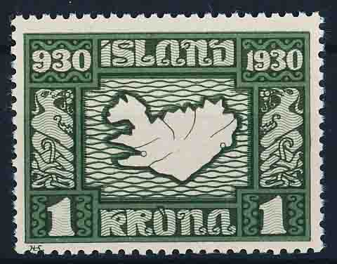 Island AFA 136 Postfrisk
