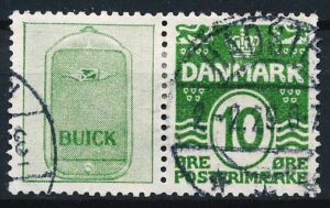 Danmark Reklamemærker 19 Stemplet