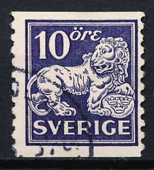 Sverige AFA 190H Stemplet