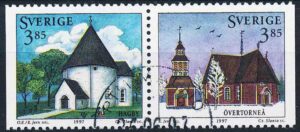 Sverige AFA 1906+1907 Stemplet