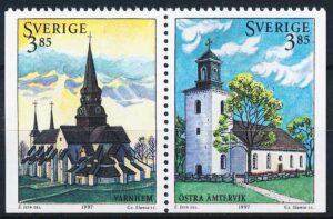 Sverige AFA 1908+1909 Postfrisk