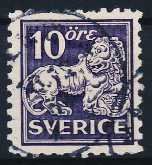 Sverige AFA 190Ba Stemplet