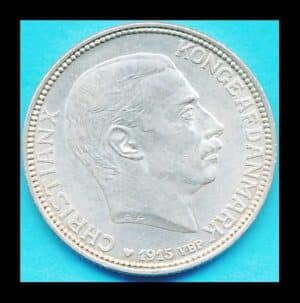 Danmark Christian X 1915 Kvalitet o