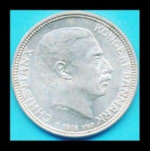 Danmark Christian X 1916 Kvalitet o