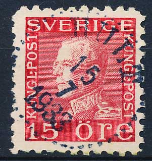 Sverige AFA 191H Stemplet