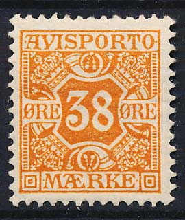 Danmark Avisporto AFA 06 Ubrugt