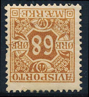 Danmark Avisporto AFA 07 Ubrugt